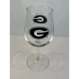 University Of Georgia Bulldogs Stemmed Wine Glass NCAA
